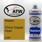 Preview: Nissan, China Copper Pearl, CAY: 400ml Sprühdose, von ATW Autoteile West.